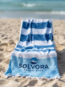 Custom Beach Towel view 1