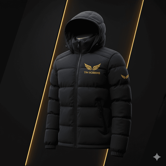 Full Sleeve Winter Jacket with Logo