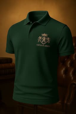 Cotton Collar Neck T-Shirt view 1