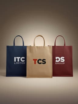 Coloured Jute Bags view 1