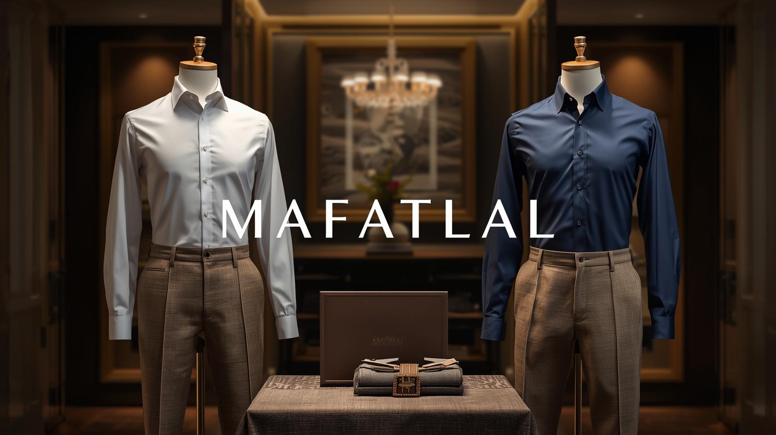 Mafatlal lifestyle corporate shirts premium branded merchandise elegant display