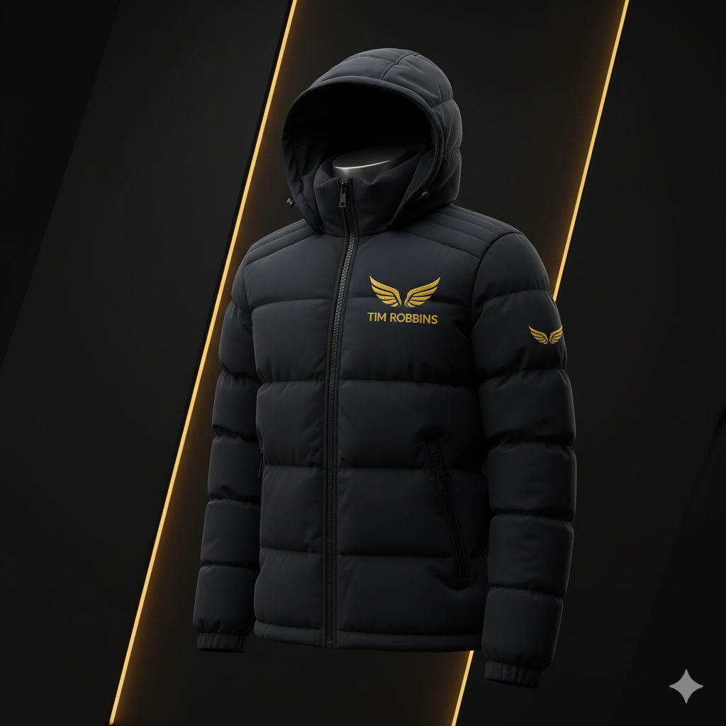 Full Sleeve Winter Jacket with Logo