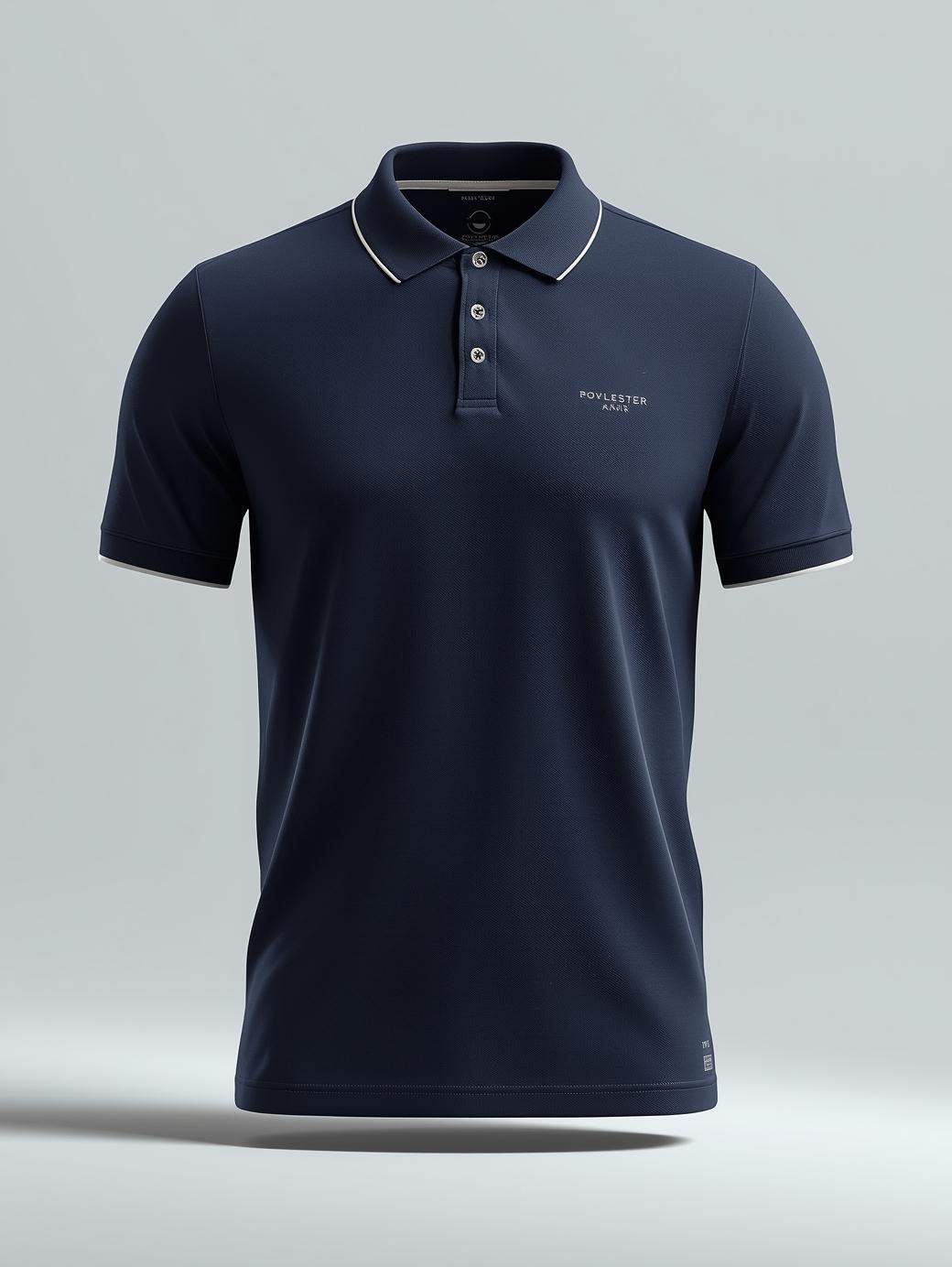 Polyester Collar Neck T-Shirt