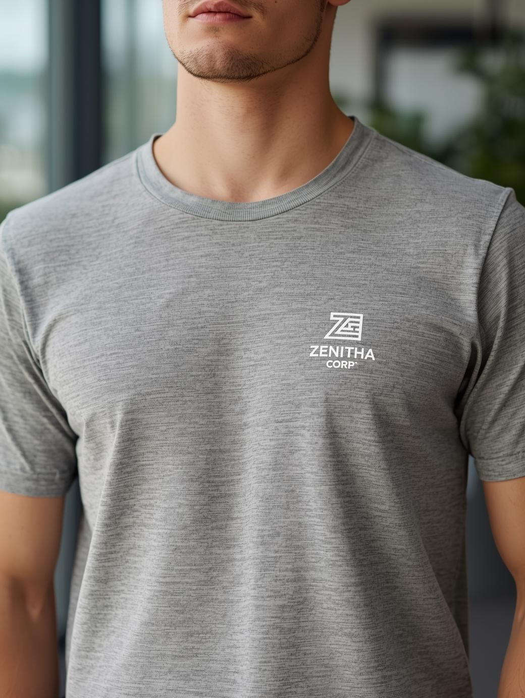 Polyester Round Neck T-Shirt